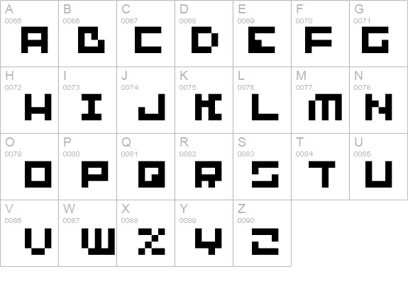 16 bit fonts